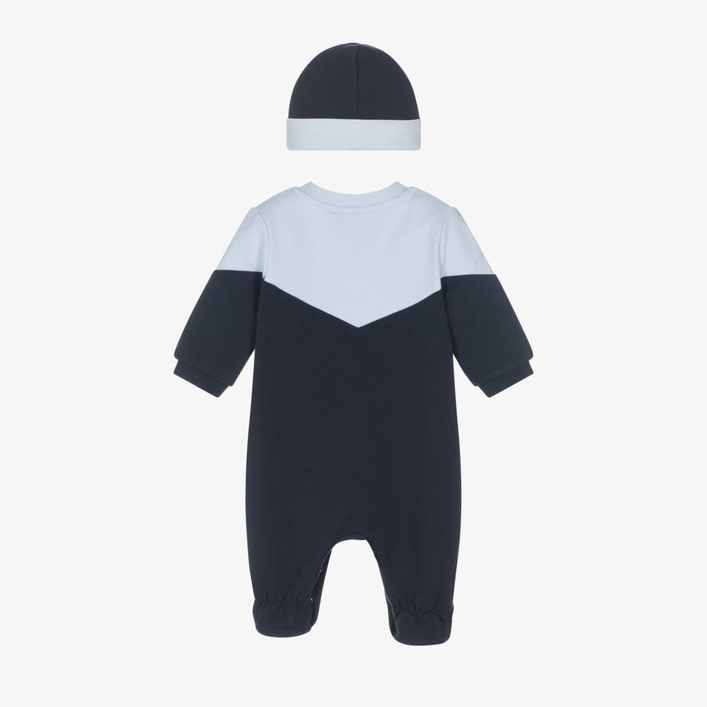BOSS-Boys Soft Blue Baby Ensemble | Childrensalon Outlet