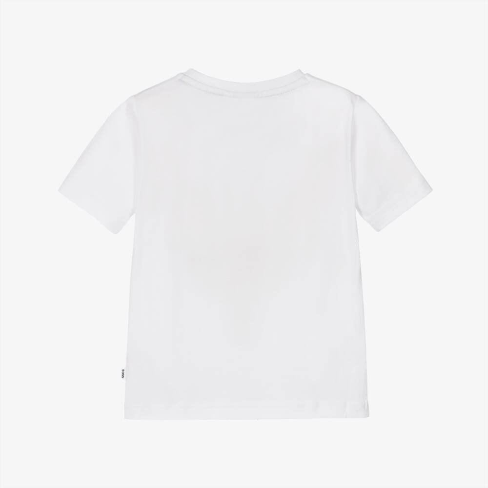 BOSS-Boys Soft Cotton Logo Tee | Childrensalon Outlet