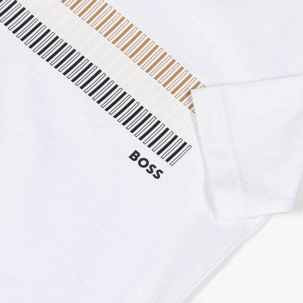 BOSS-Boys Soft Cotton Logo Tee | Childrensalon Outlet