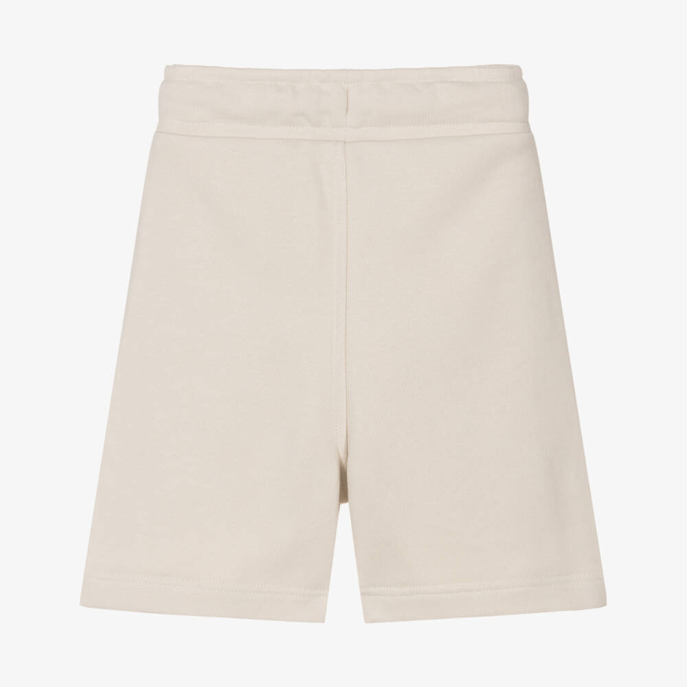 BOSS-Boys Soft Ivory Knit Shorts | Childrensalon Outlet