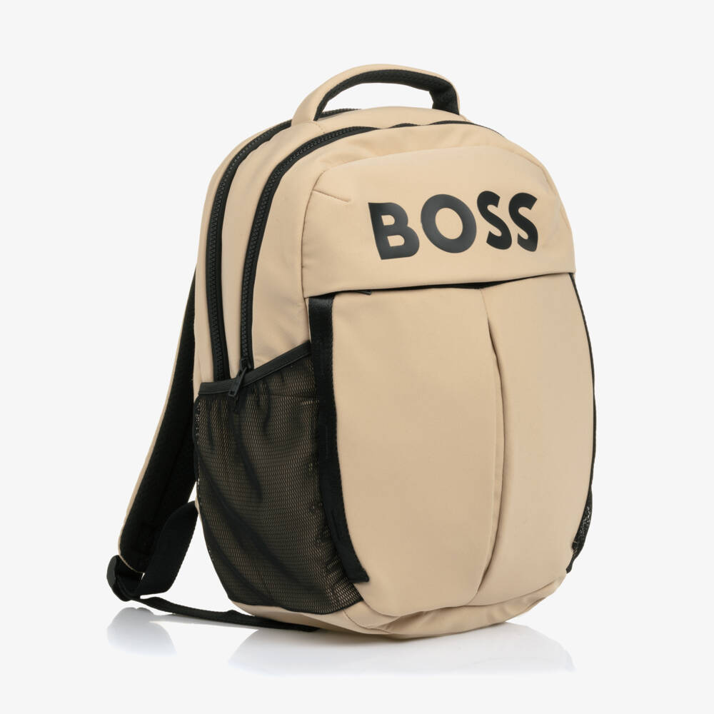 BOSS-Boys Stylish Beige Carryall | Childrensalon Outlet