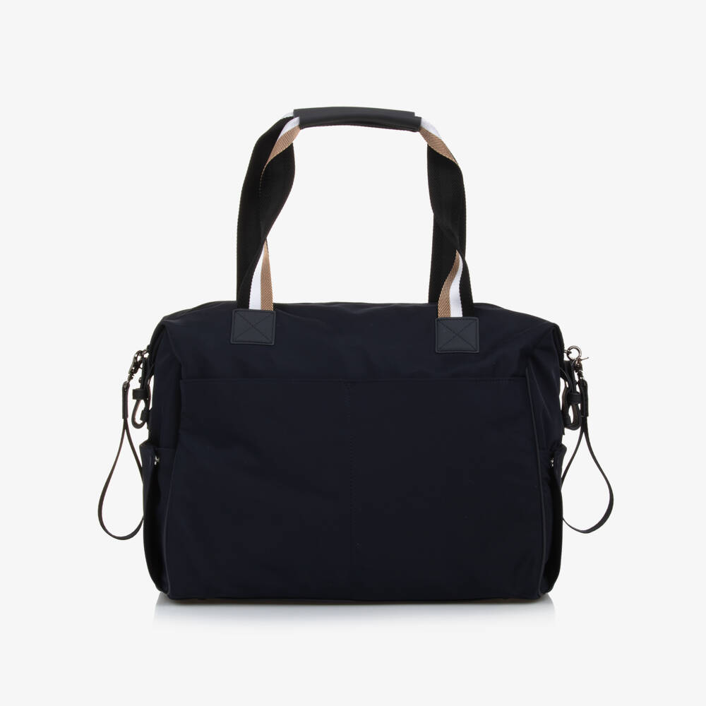 BOSS-Boys Stylish Blue Diaper Bag | Childrensalon Outlet