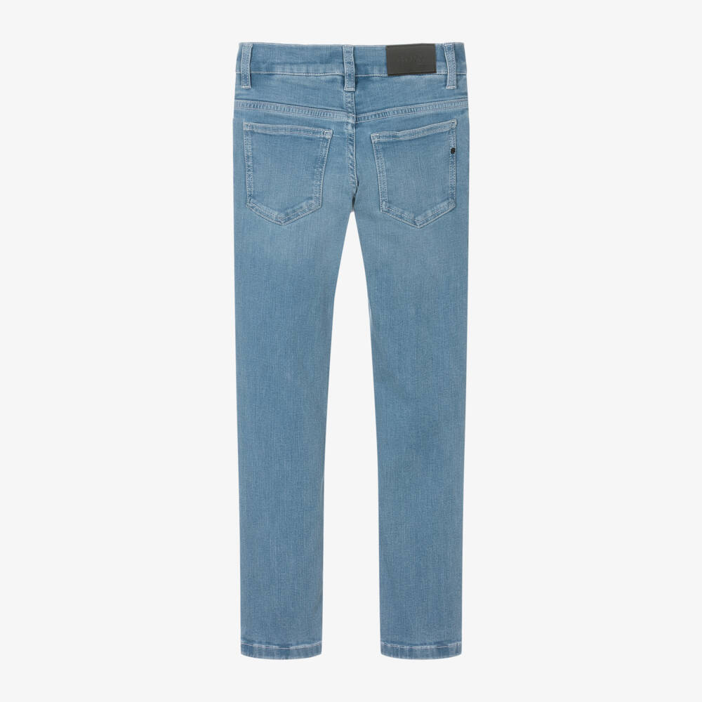 BOSS-Boys Stylish Slim Blue Jeans | Childrensalon Outlet