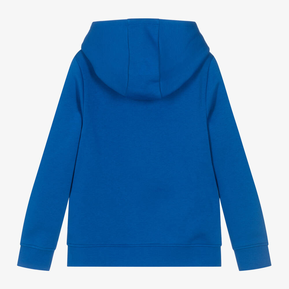 BOSS-Boys Vibrant Blue Logo Hoodie | Childrensalon Outlet
