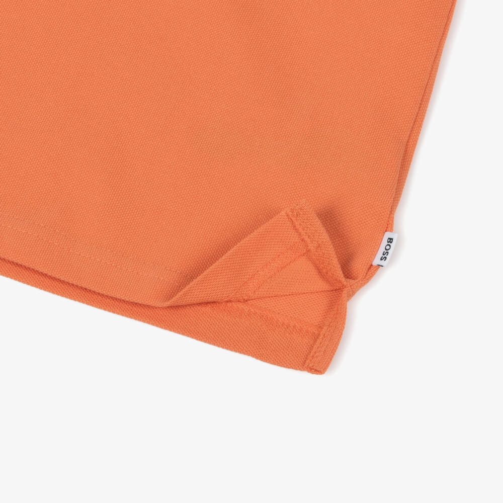 BOSS-Boys Vibrant Cotton Polo Top | Childrensalon Outlet