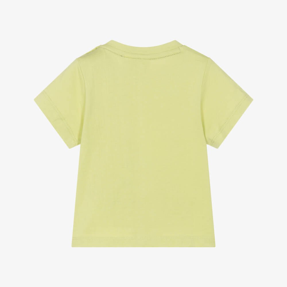 BOSS-Boys Vibrant Green Cotton Tee | Childrensalon Outlet