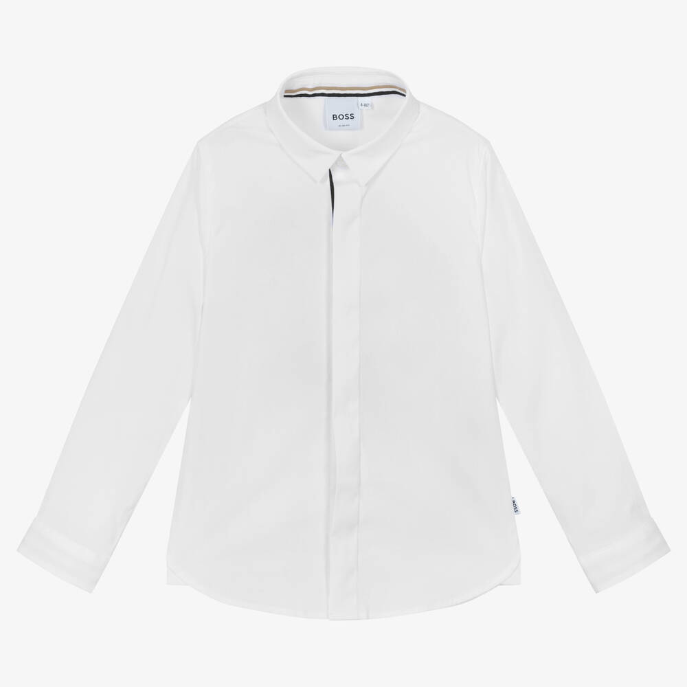 Chemise blanche boss store