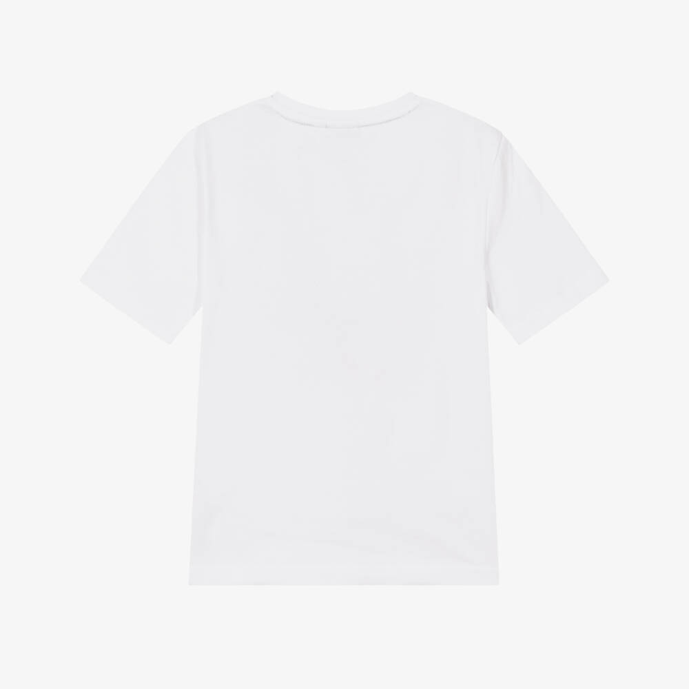 BOSS-Boys White Cotton World Cup 2026 T-Shirt | Childrensalon Outlet