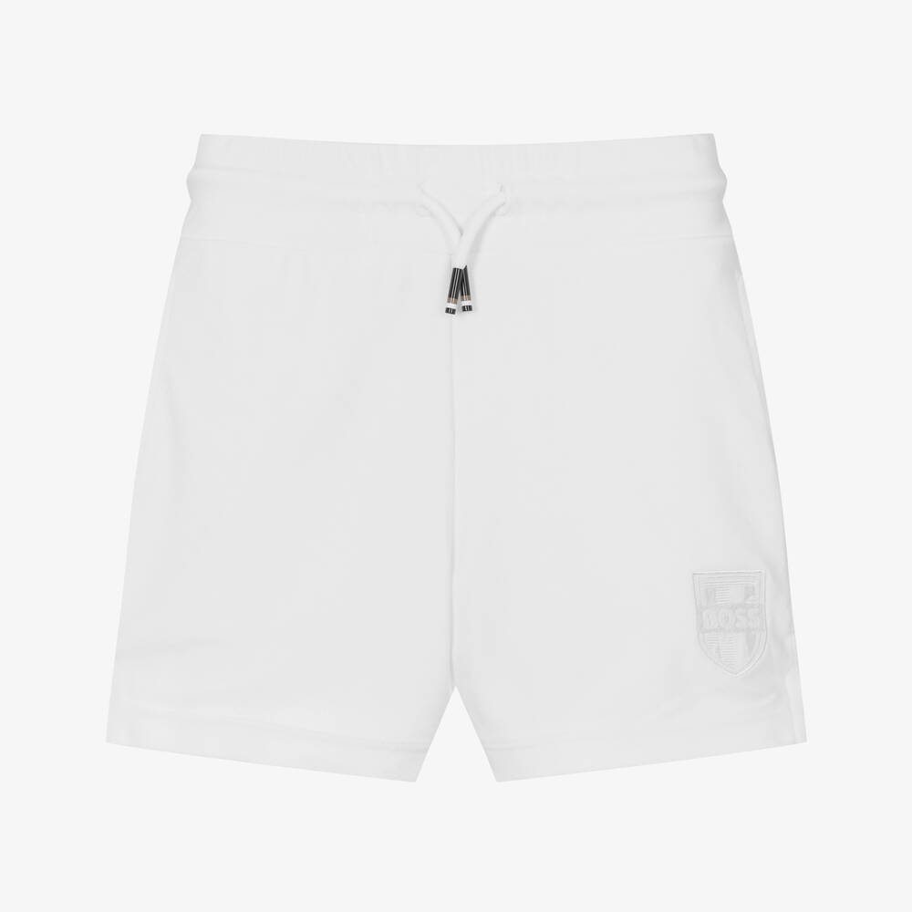 White boss shorts discount