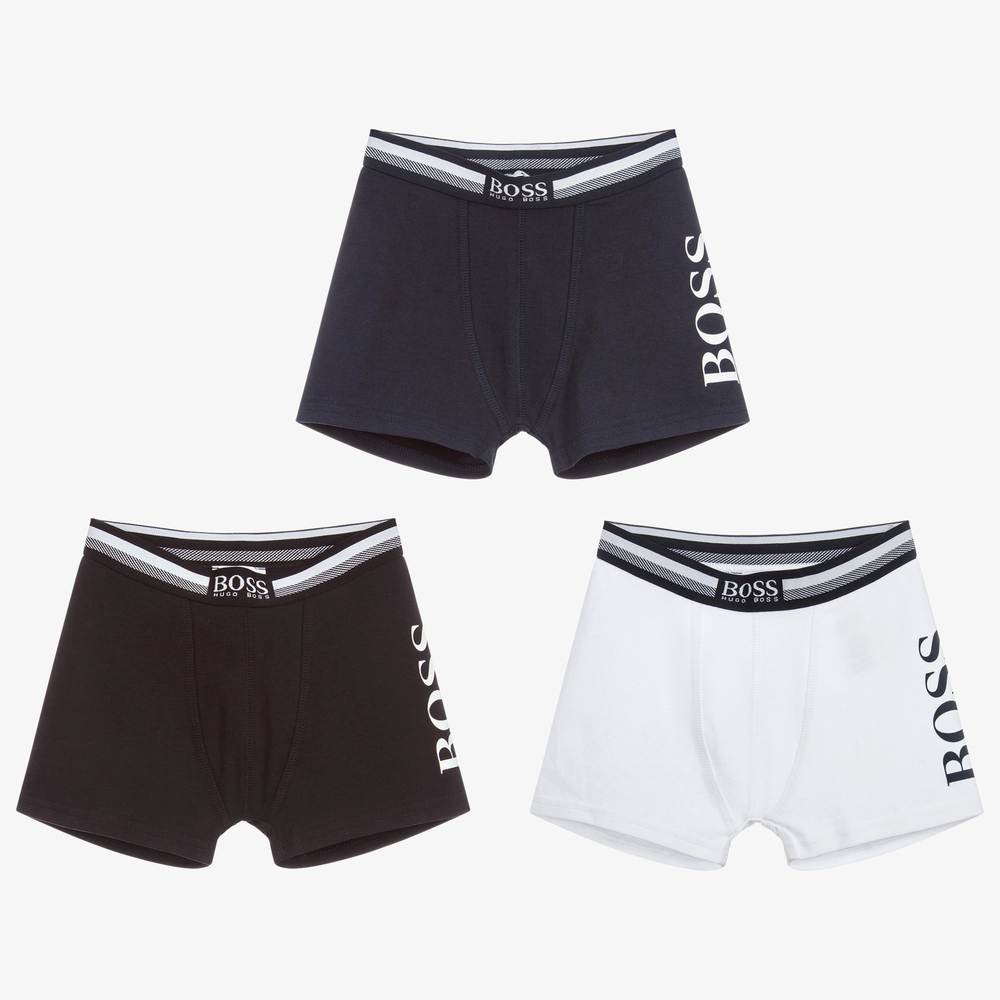 BOSS - Baumwoll-Boxershorts (3er-Pack) | Childrensalon