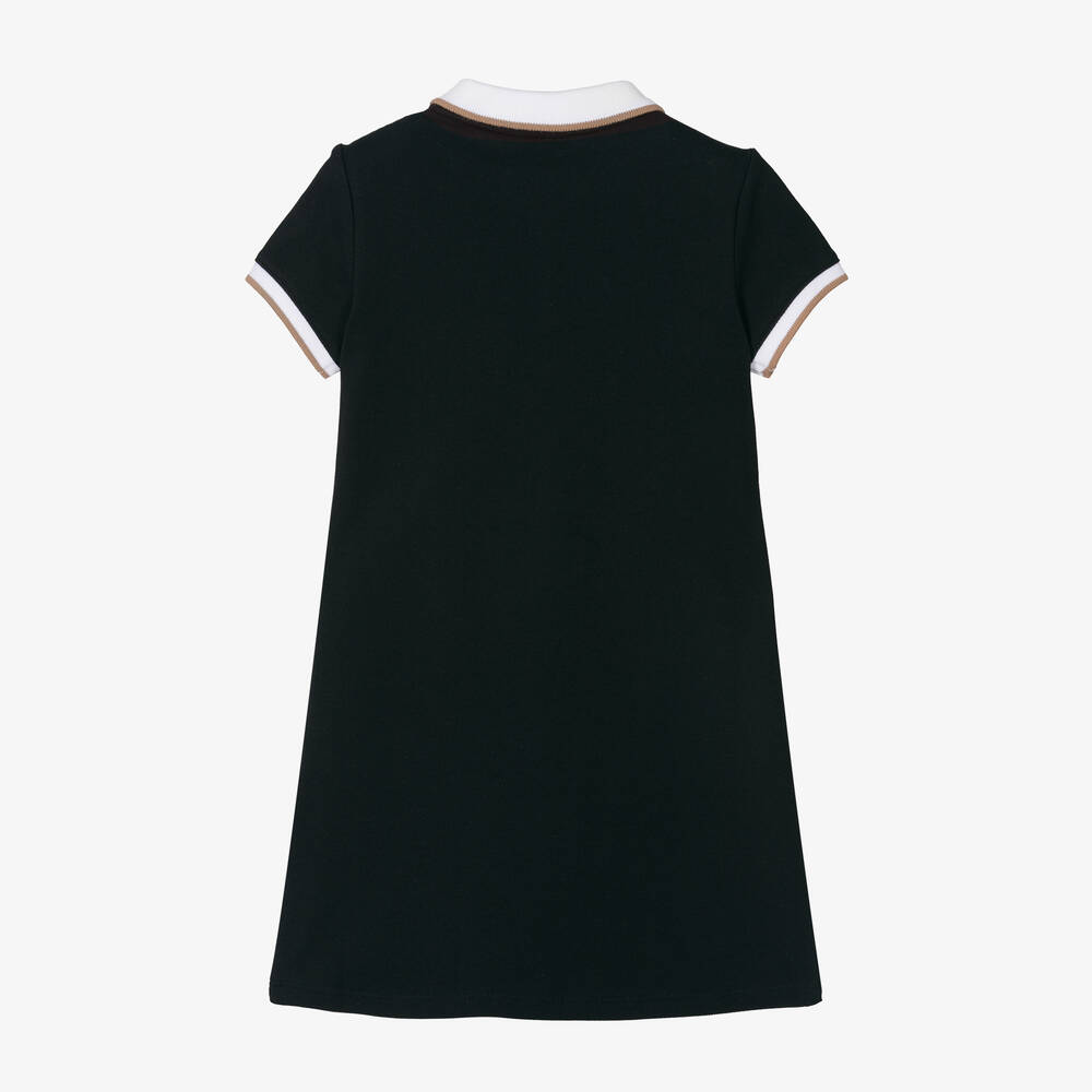 Girls black polo dress sales