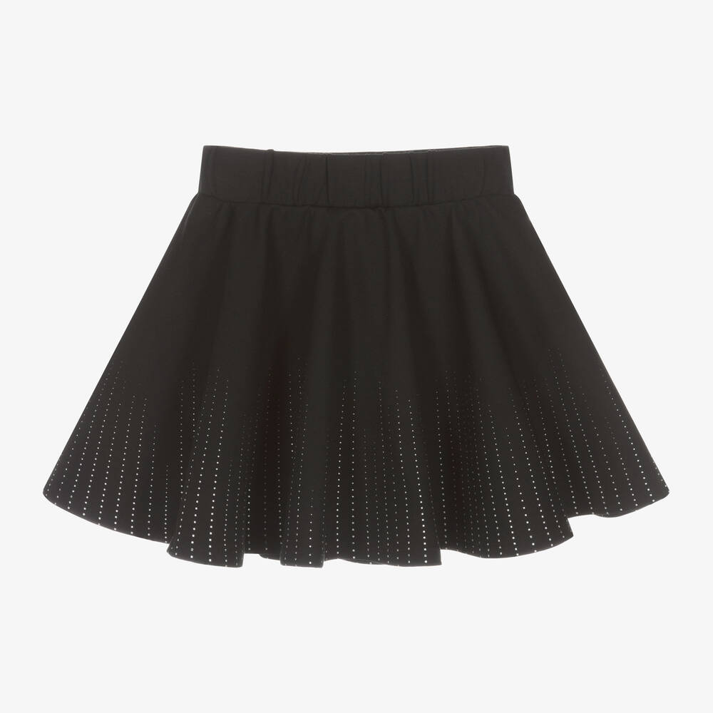 BOSS-Girls Black Milano Jersey Skirt | Childrensalon Outlet