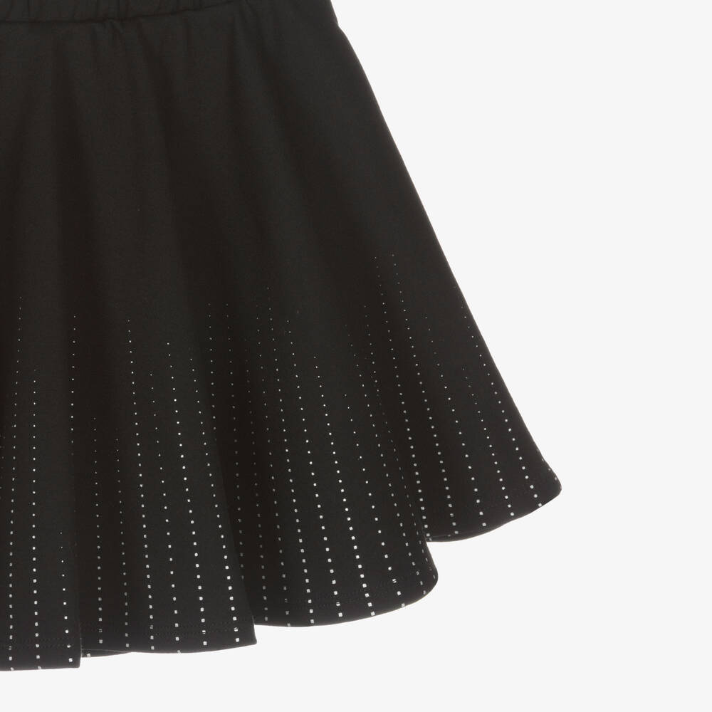 BOSS-Girls Black Milano Jersey Skirt | Childrensalon Outlet
