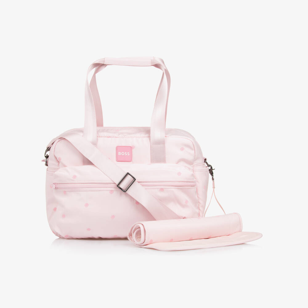 BOSS-Girls Blush Baby Essentials Tote | Childrensalon Outlet