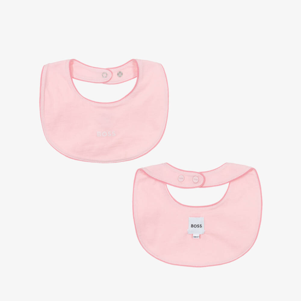BOSS-Girls Pink Monogram Babywear Set | Childrensalon Outlet