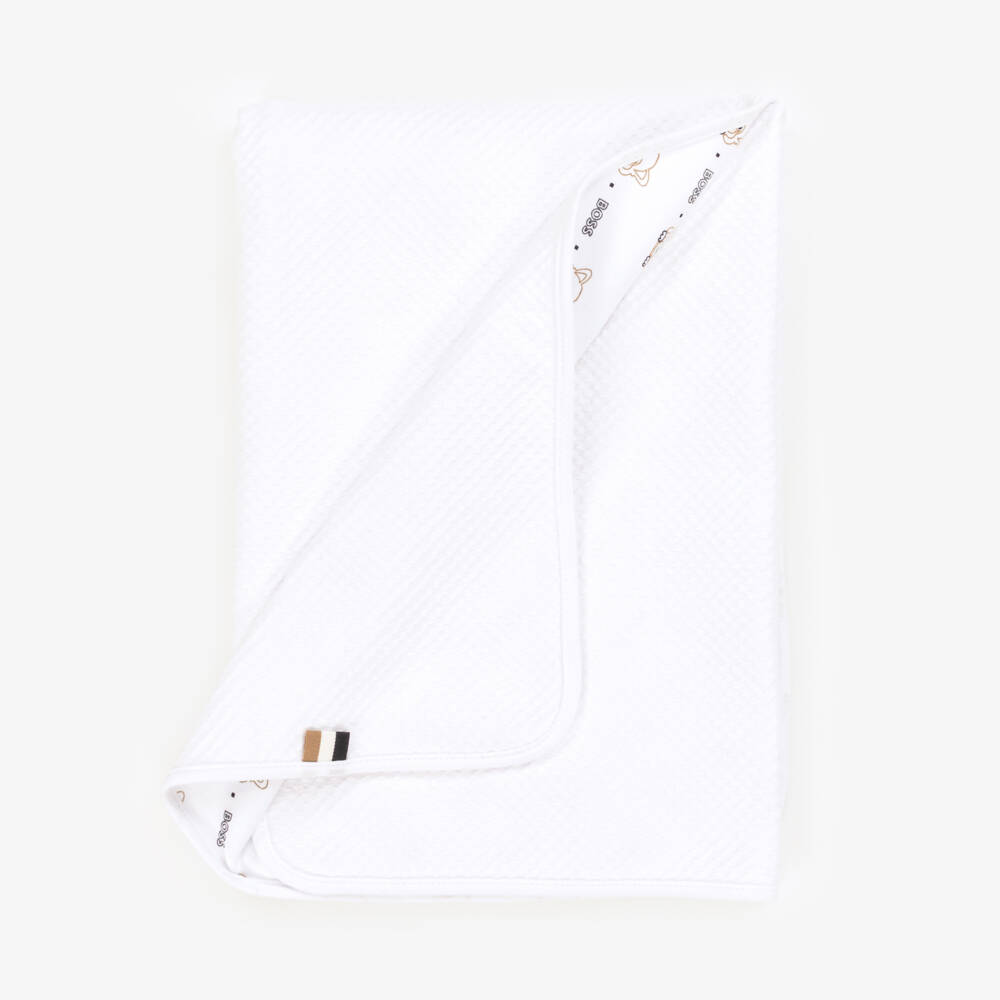 BOSS-Girls' Pure Cotton Snuggle Blanket | Childrensalon Outlet
