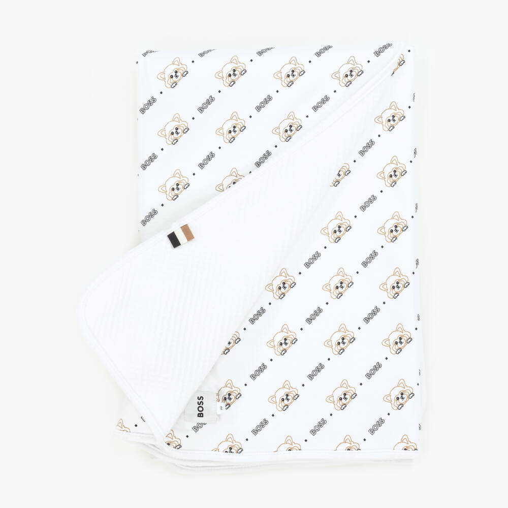 BOSS-Girls' Pure Cotton Snuggle Blanket | Childrensalon Outlet