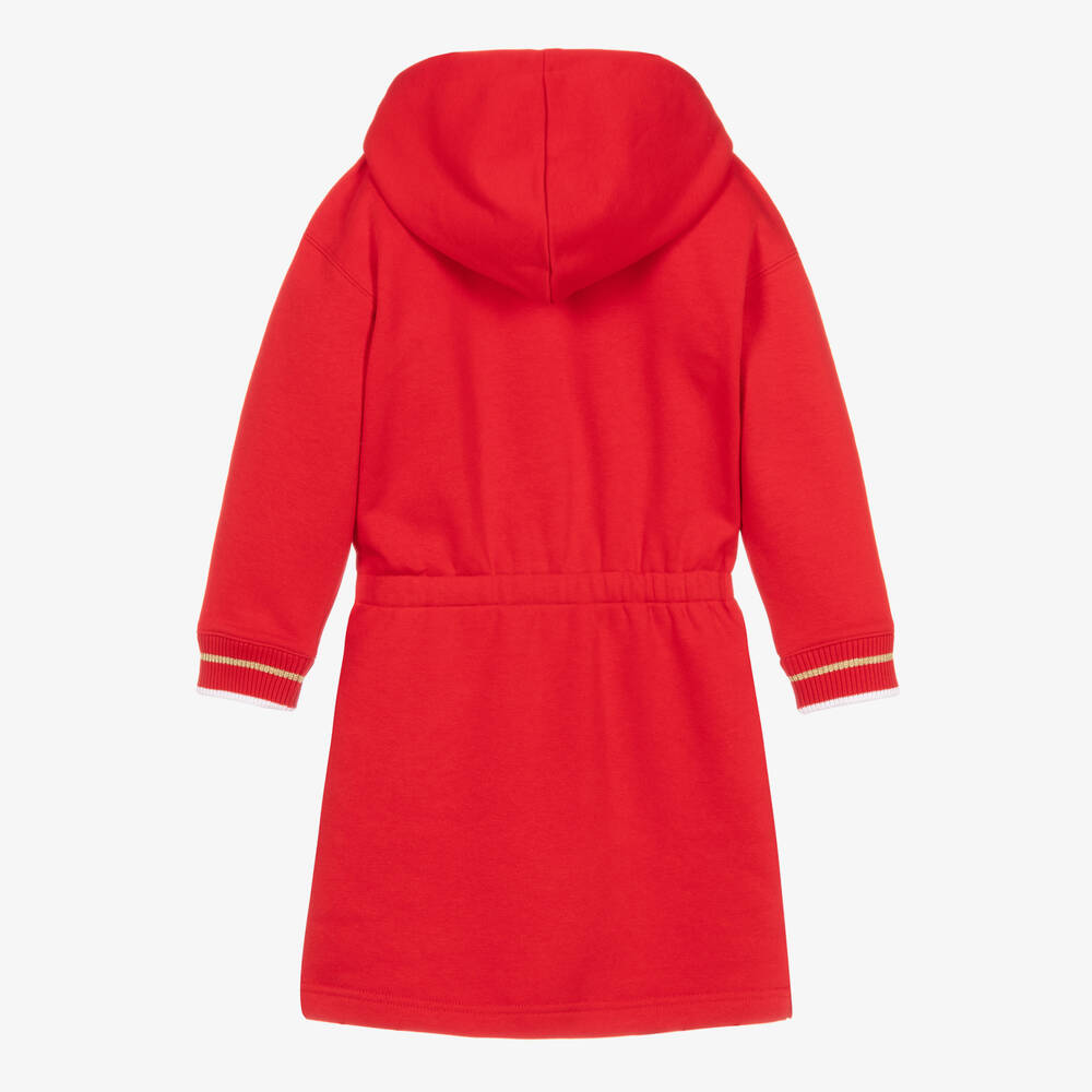 بوس-فستان قطن جيرسي لون أحمر | Childrensalon Outlet