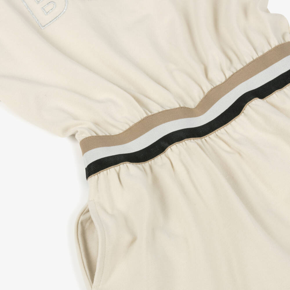 BOSS-Girls Soft Ivory Knit Dress | Childrensalon Outlet