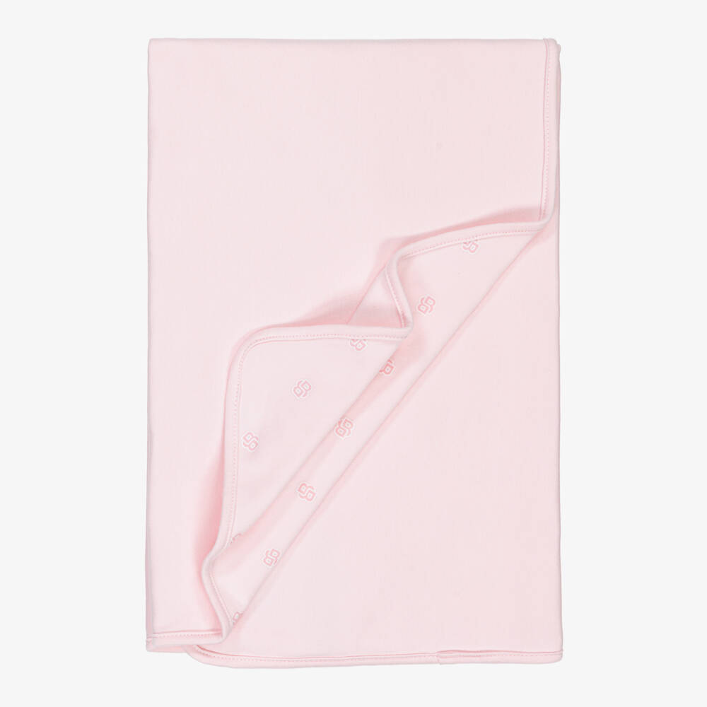 BOSS-Girls' Soft Pink Jersey Wrap | Childrensalon Outlet