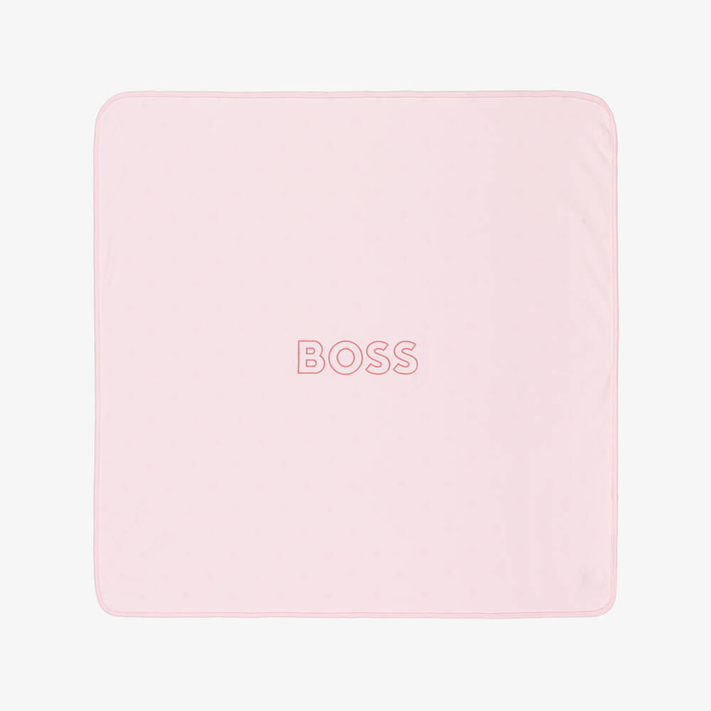 BOSS-Girls' Soft Pink Jersey Wrap | Childrensalon Outlet