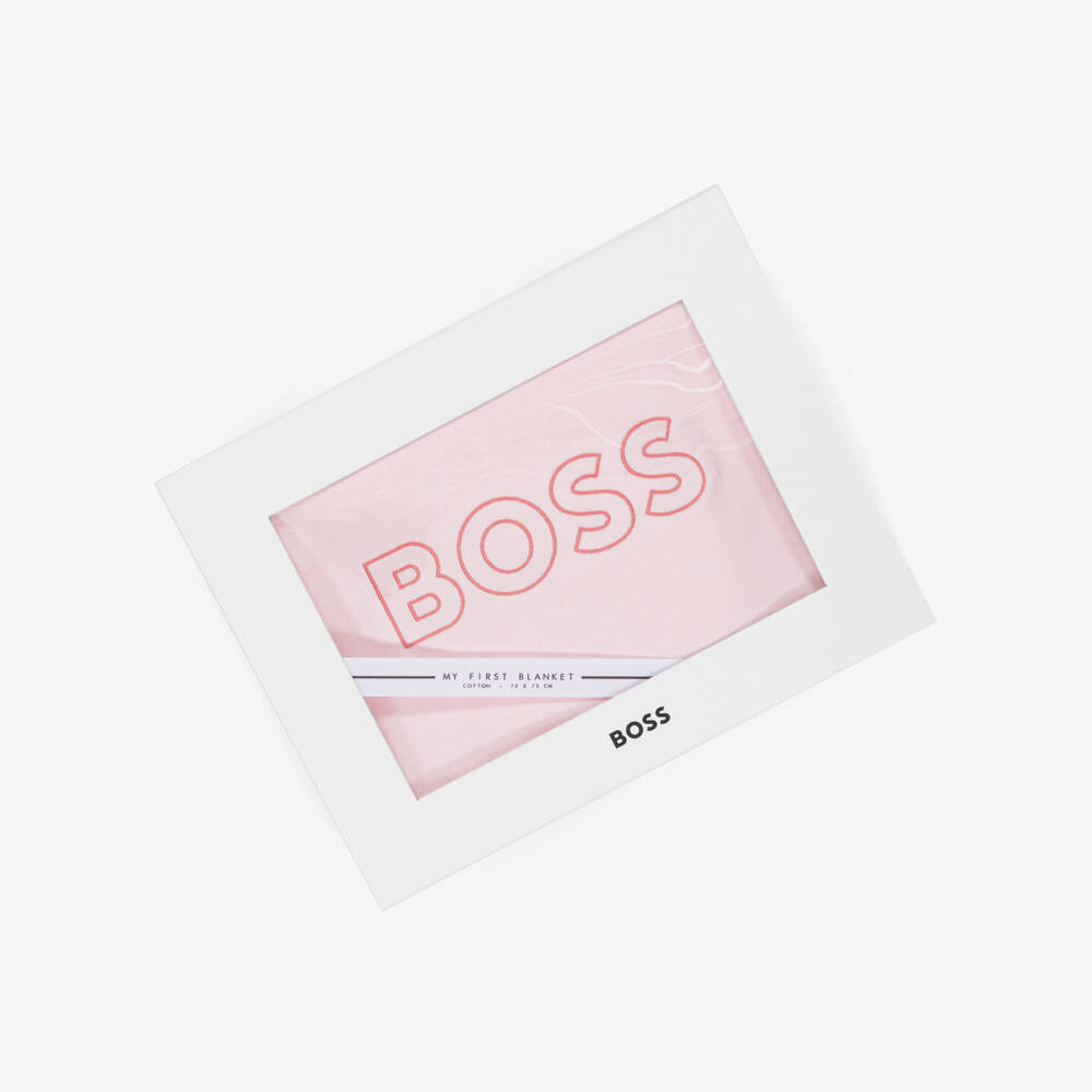 BOSS-Girls' Soft Pink Jersey Wrap | Childrensalon Outlet