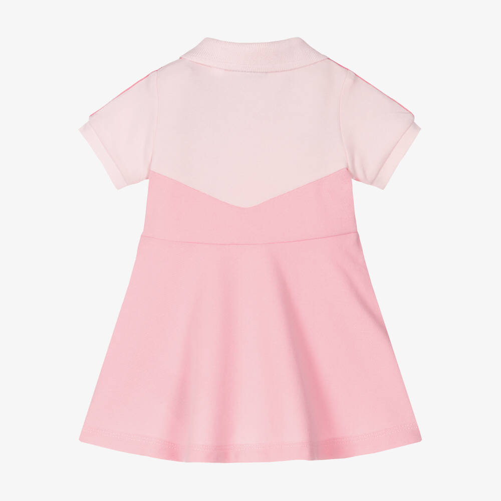 BOSS-Girls Sporty Pink Polo Frock | Childrensalon Outlet