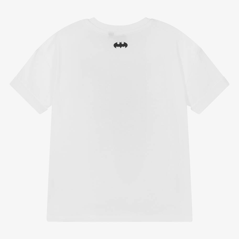 BOSS-تيشيرت قطن لون أبيض للبنات | Childrensalon Outlet