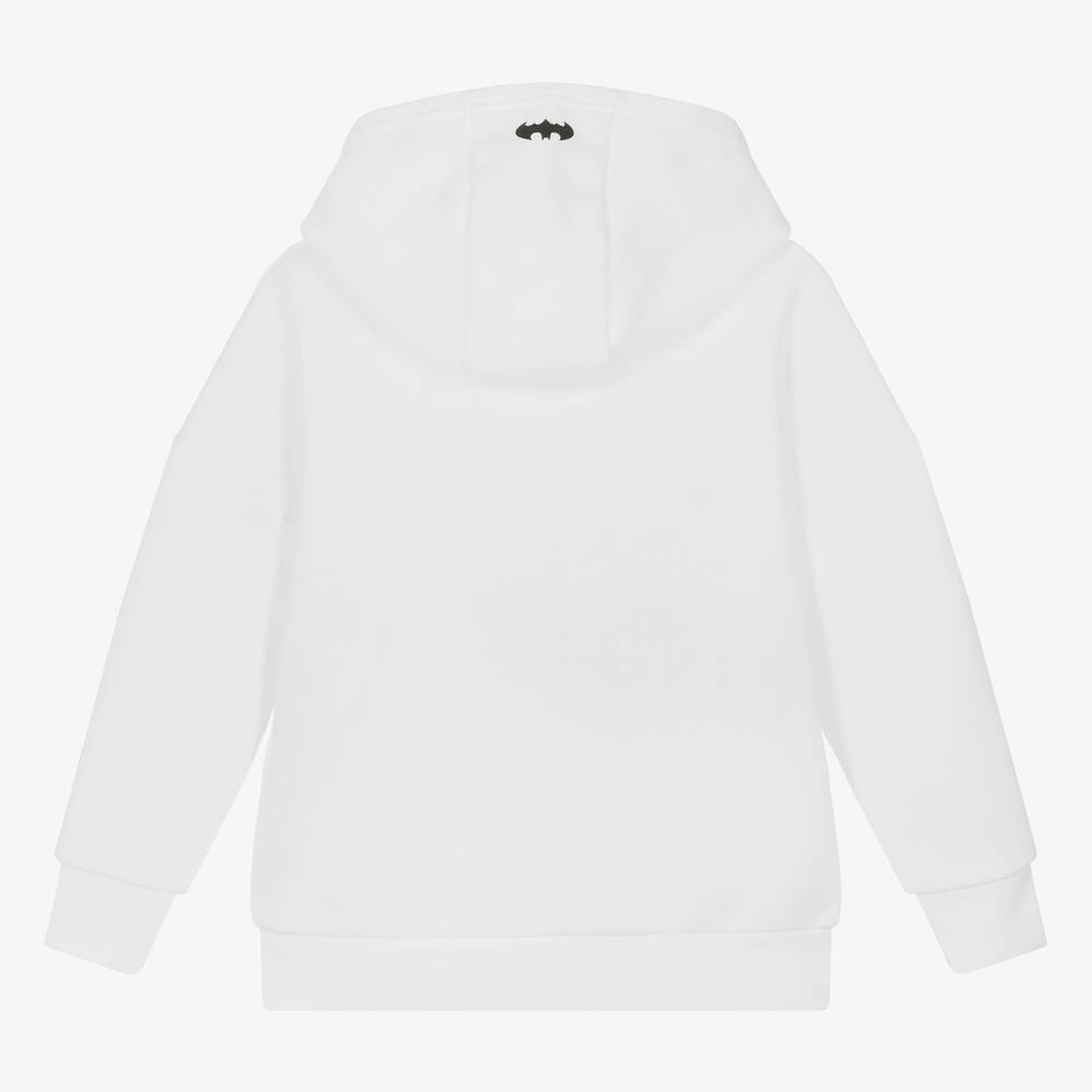 بوس-توب هودي قطن جيرسي لون أبيض للبنات | Childrensalon Outlet