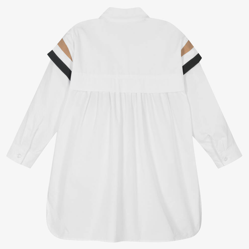 Chemise robe best sale blanche zara