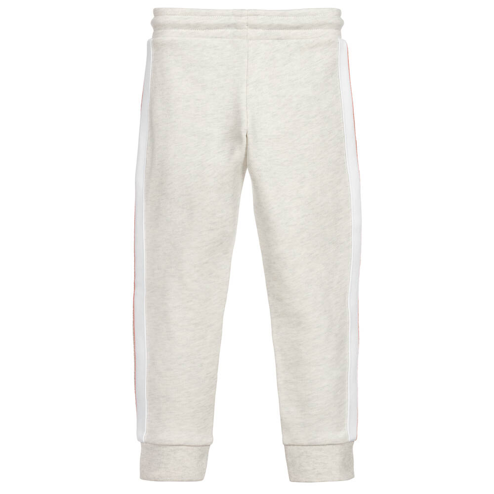 BOSS-Серые хлопковые джоггеры | Childrensalon Outlet