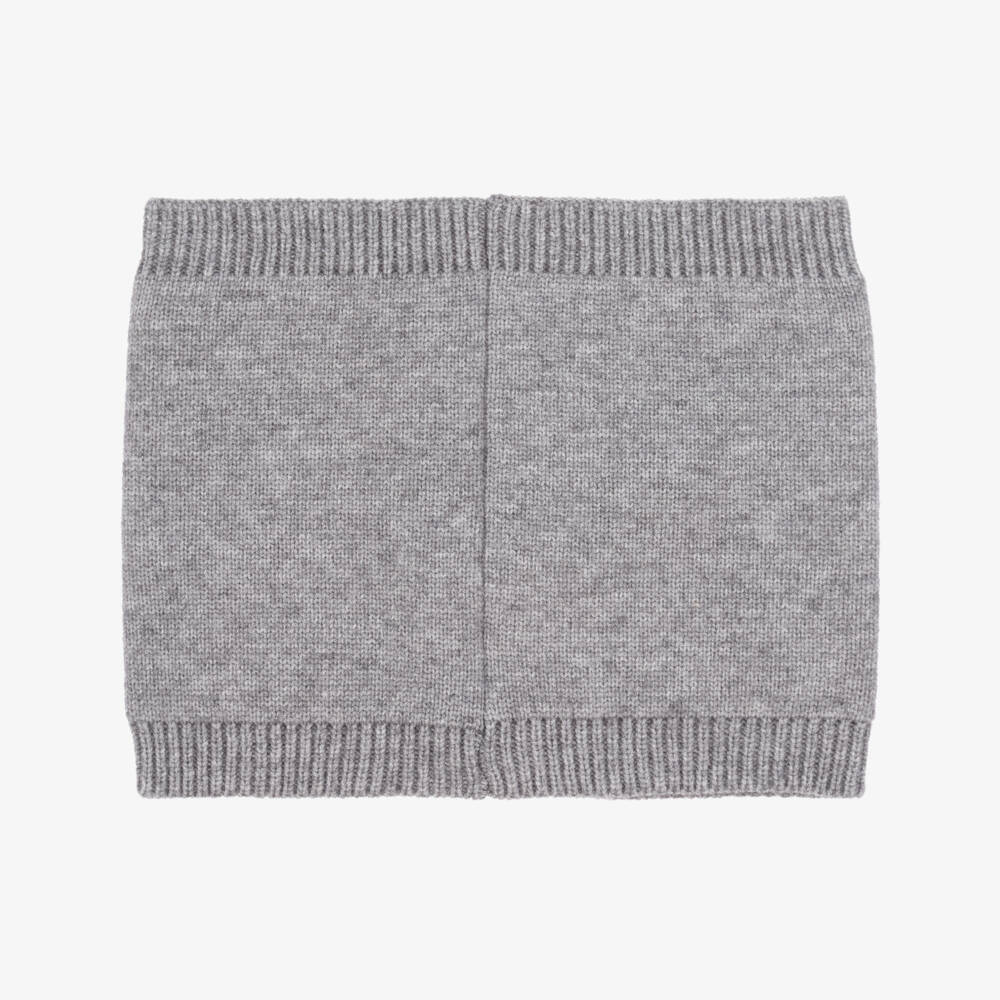 BOSS-Серый двойной вязаный снуд | Childrensalon Outlet