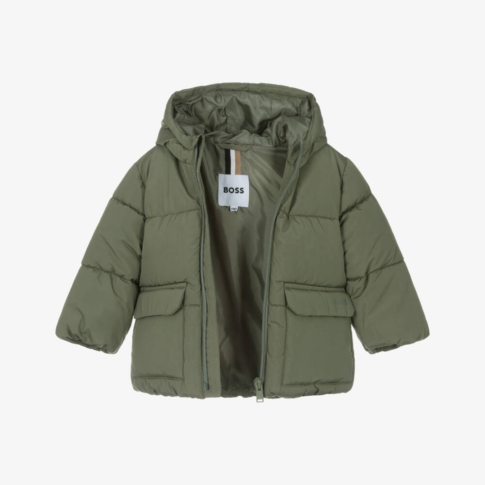 BOSS-Khaki Jacket | Childrensalon Outlet