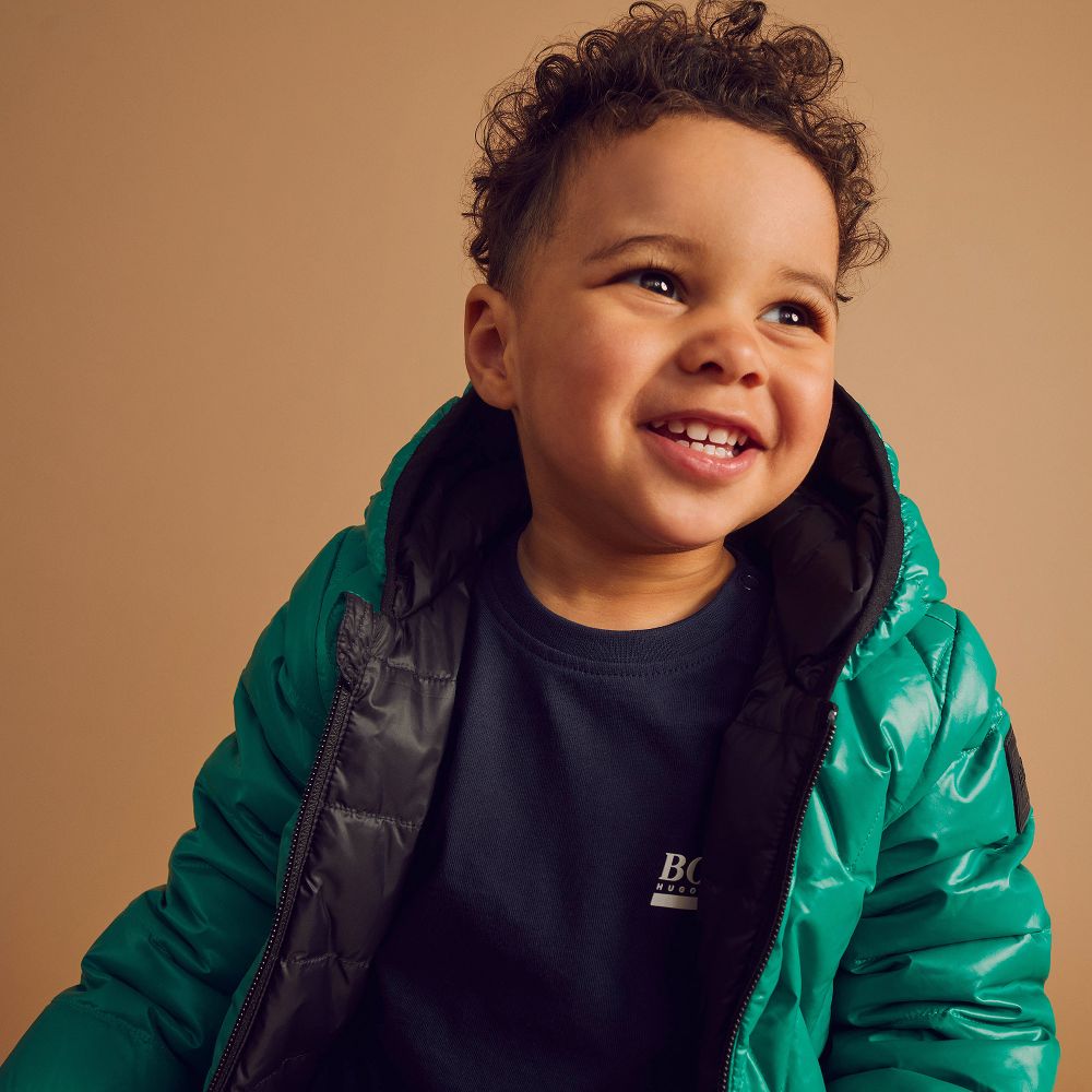 BOSS - Green Jacket | Childrensalon Outlet