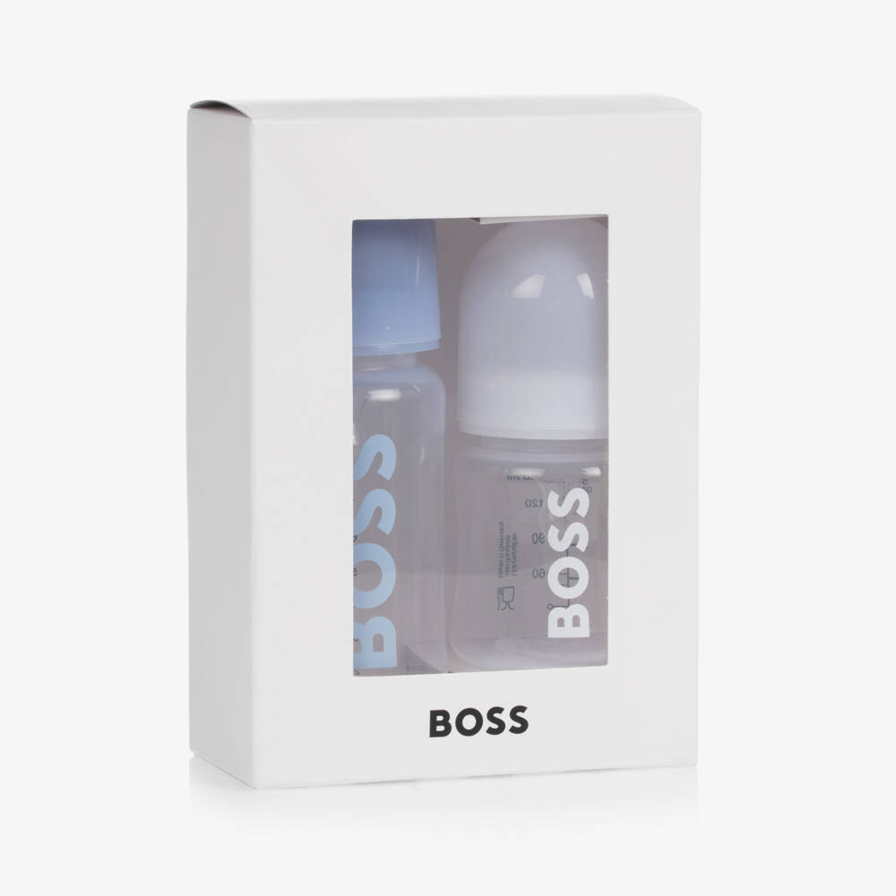 BOSS-Light Blue Baby Bottles (2 Pack) | Childrensalon Outlet