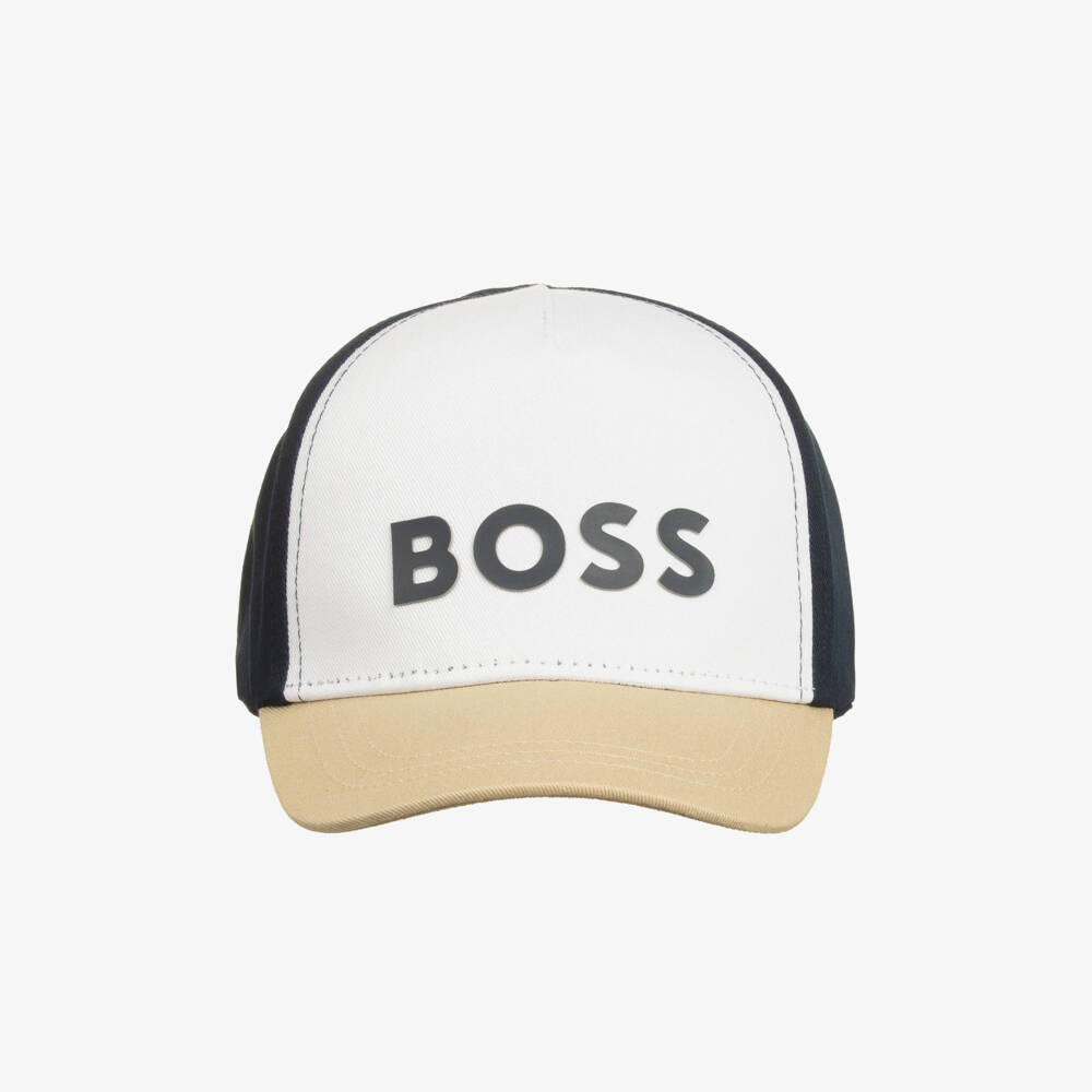 BOSS-Little Boys' Colorblock Cotton Cap | Childrensalon Outlet