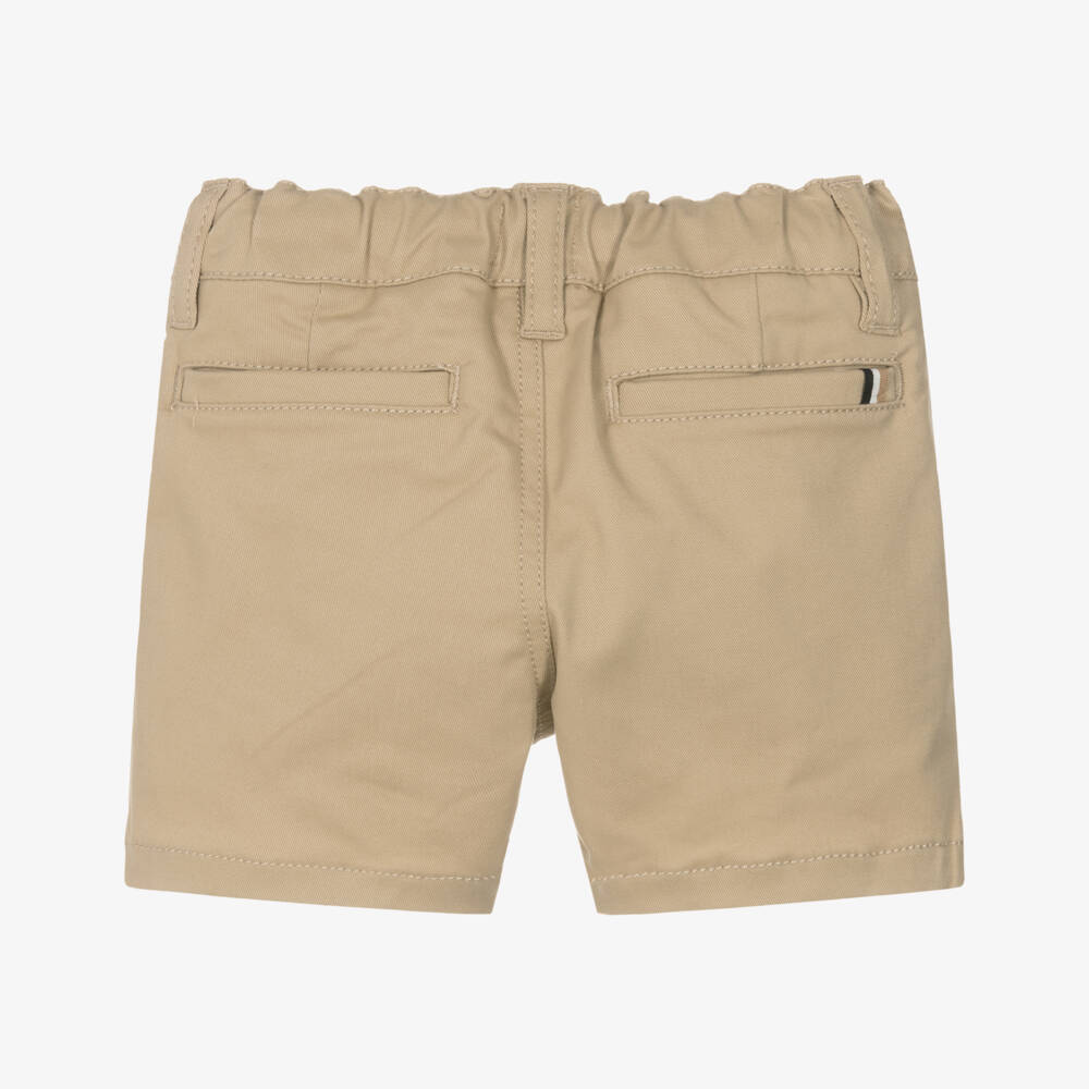 BOSS-Little Gentlemen's Cotton Twill Shorts | Childrensalon Outlet