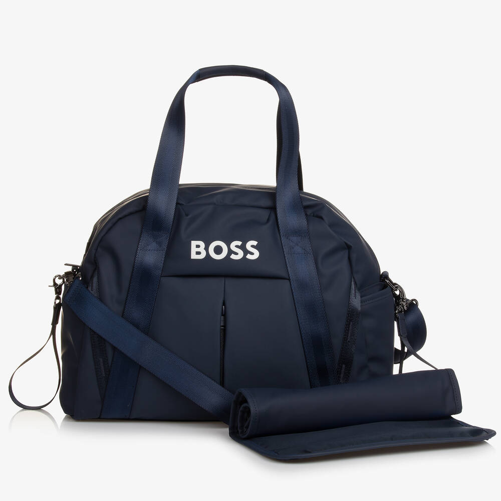 BOSS-Navy Blue Changing Bag (52cm) | Childrensalon Outlet