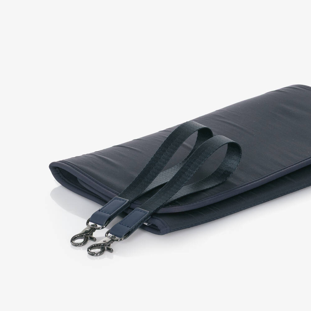 BOSS-Navy Blue Twill Changing Bag (38cm) | Childrensalon Outlet