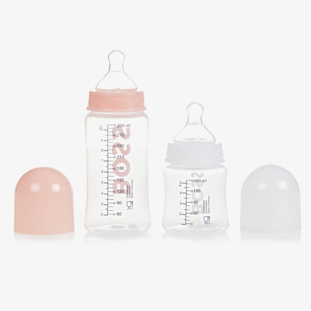 BOSS-Pink Baby Bottles (2 Pack) | Childrensalon Outlet