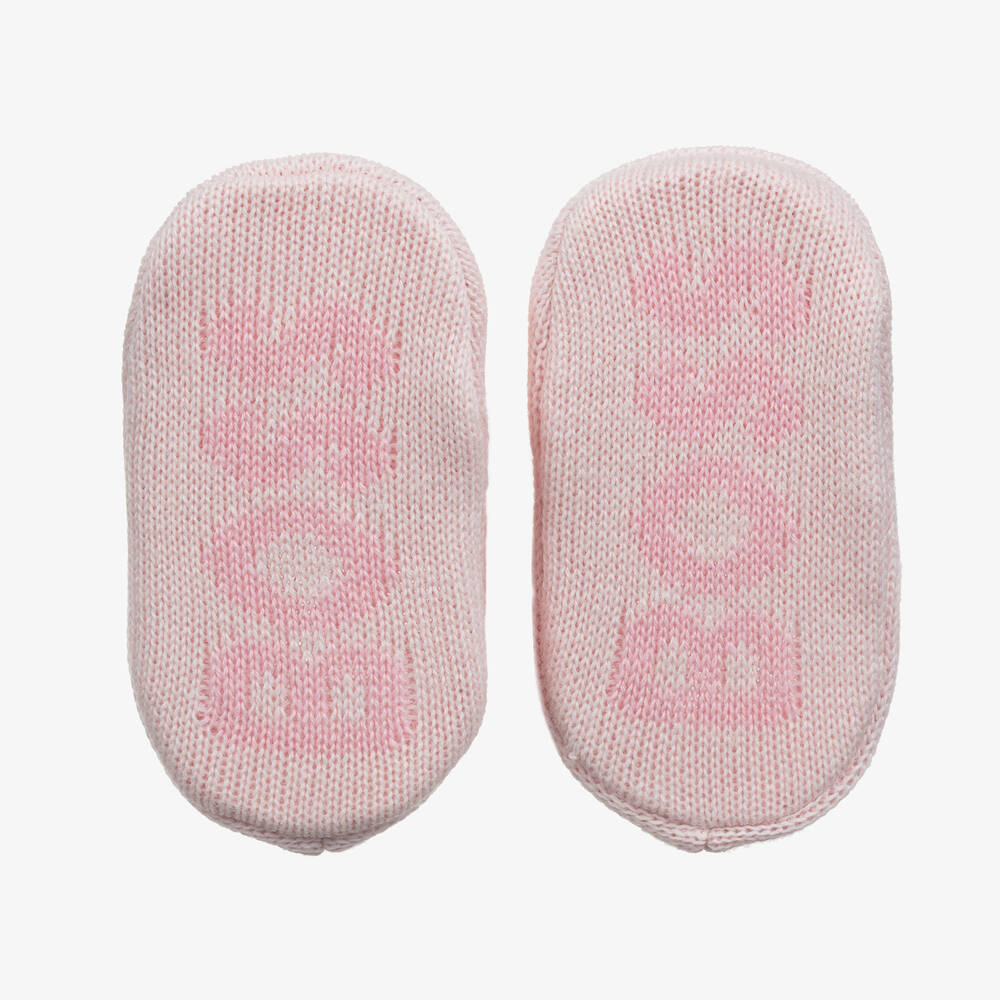 BOSS-Pink Hat & Booties Baby Gift Set | Childrensalon Outlet