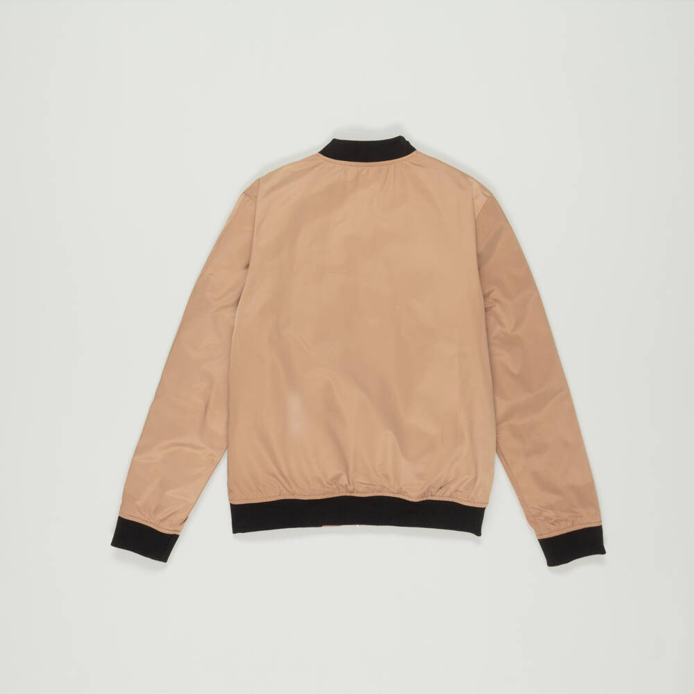 BOSS-Preloved Boys Beige Bomber Jacket (12 years) | Childrensalon Outlet