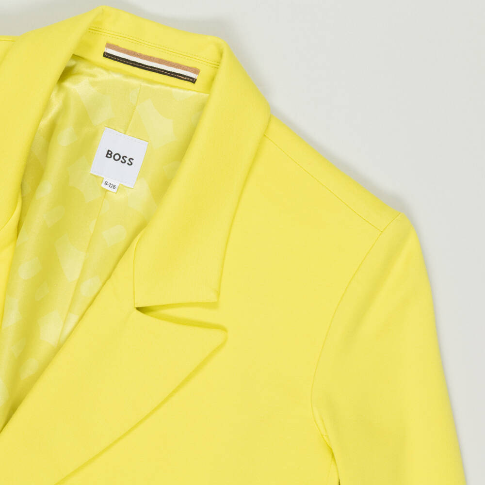 BOSS-Preloved Girls Lime Green Double-Breasted Blazer (8 years) | Childrensalon Outlet