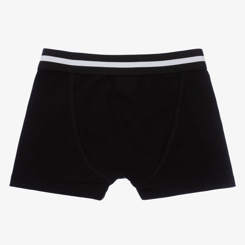 BOSS-Черные и белые трусы-боксеры (2шт.) | Childrensalon Outlet