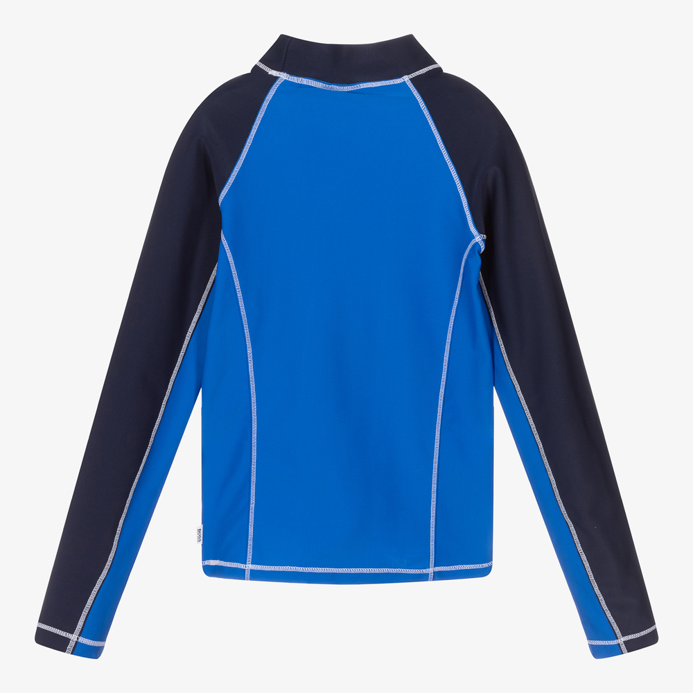 BOSS-Teen Blue Sun Top (UPF40+) | Childrensalon Outlet