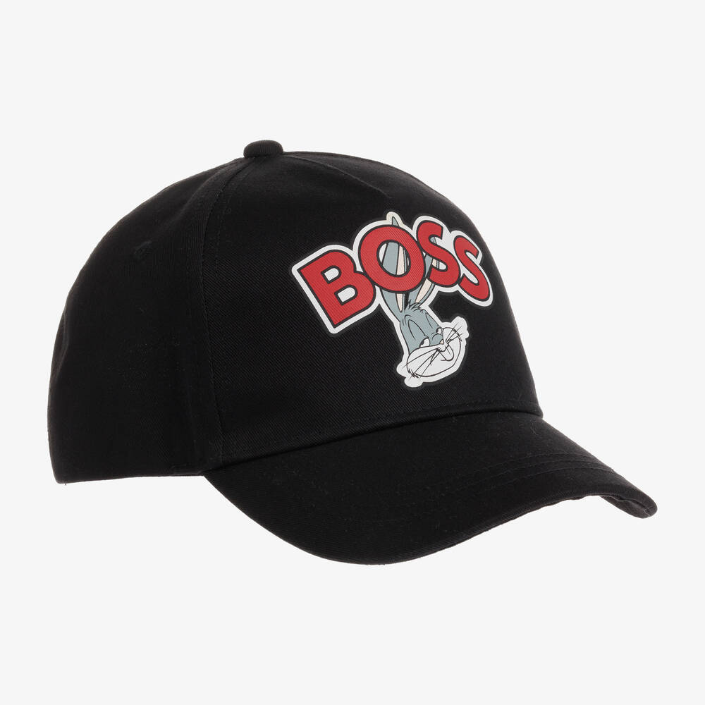 BOSS - Черная бейсболка с Багзом Банни | Childrensalon