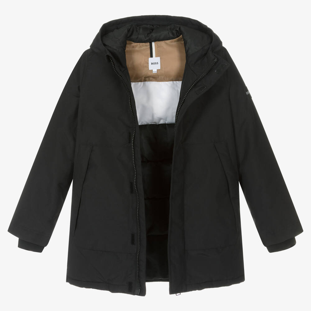 Boss parka jacket sales