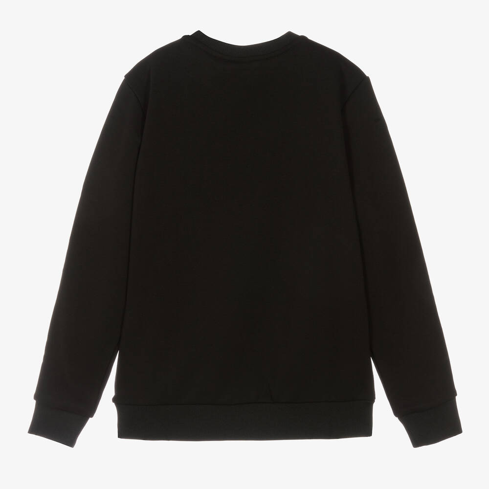 BOSS Teen Boys Black Reflective Sweatshirt