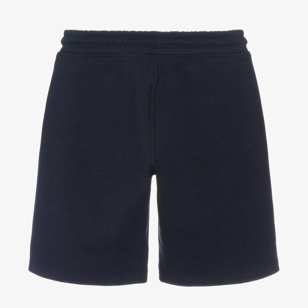BOSS-Синие шорты с полоской | Childrensalon Outlet