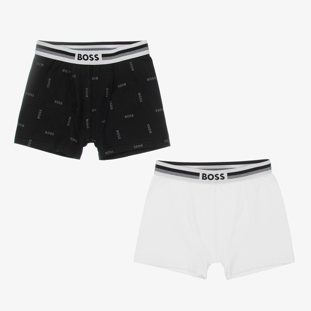 BOSS - Teen Boys Boxers (2 Pack) | Childrensalon